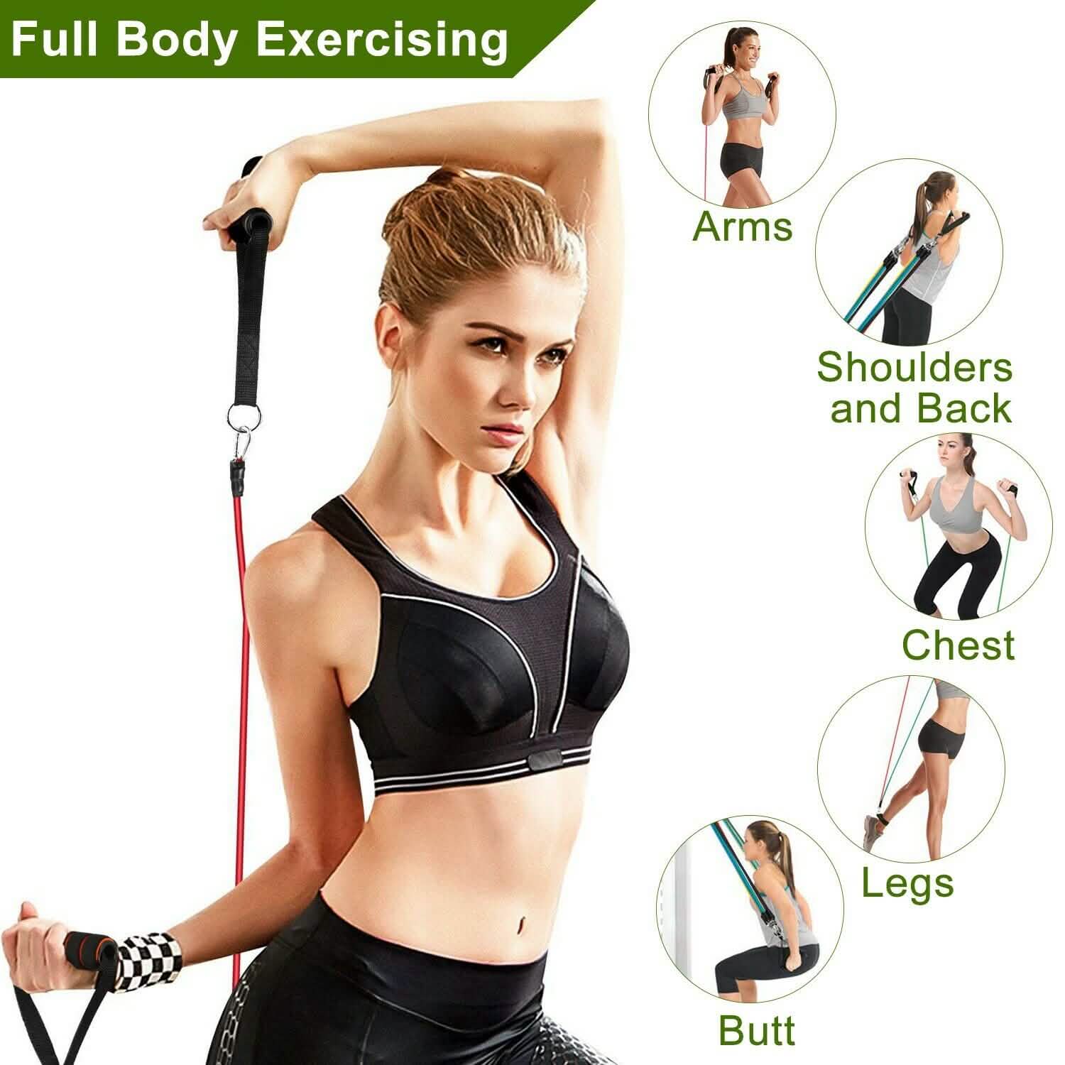 Resistance Bands Set for Home Strength