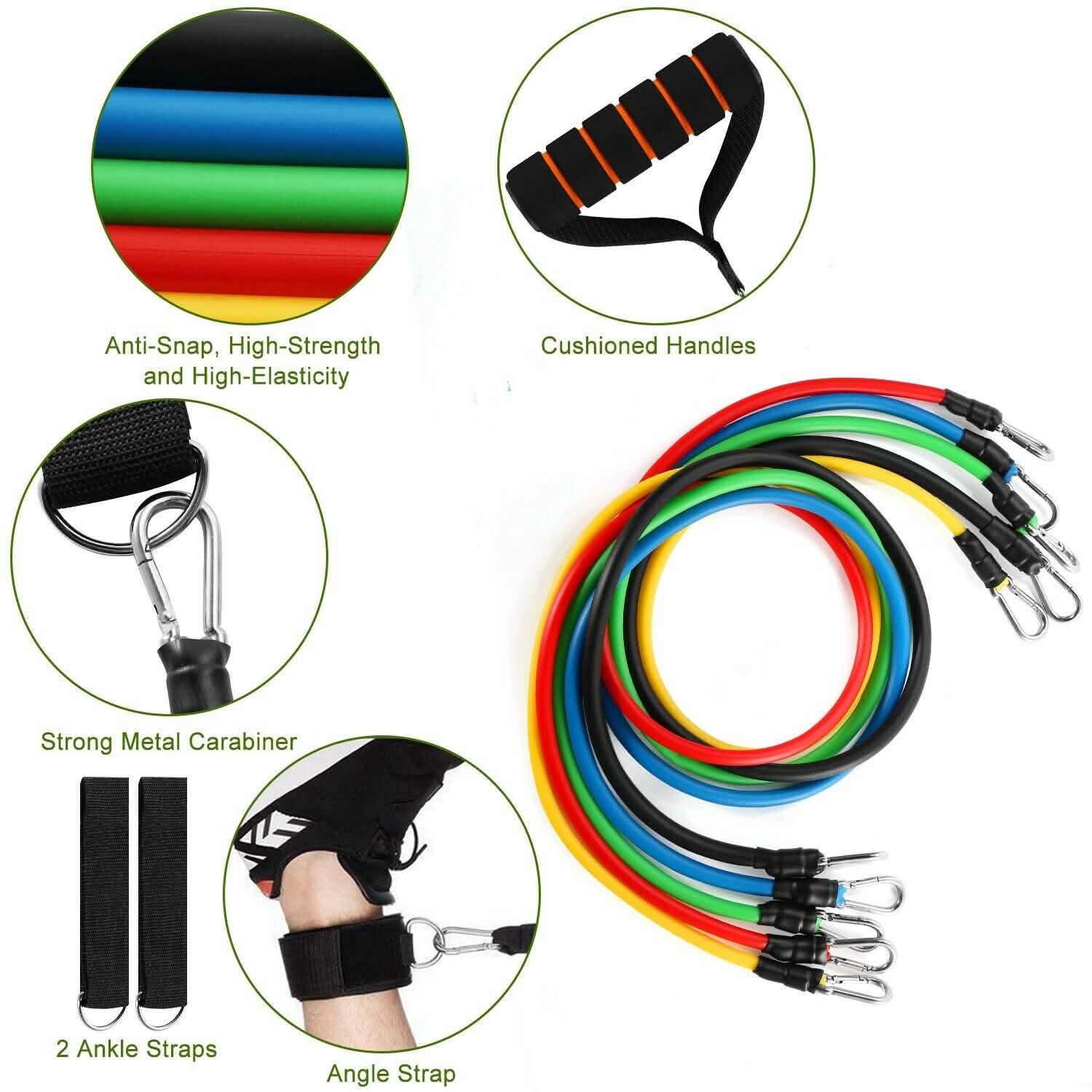 Resistance Bands Set for Home Strength