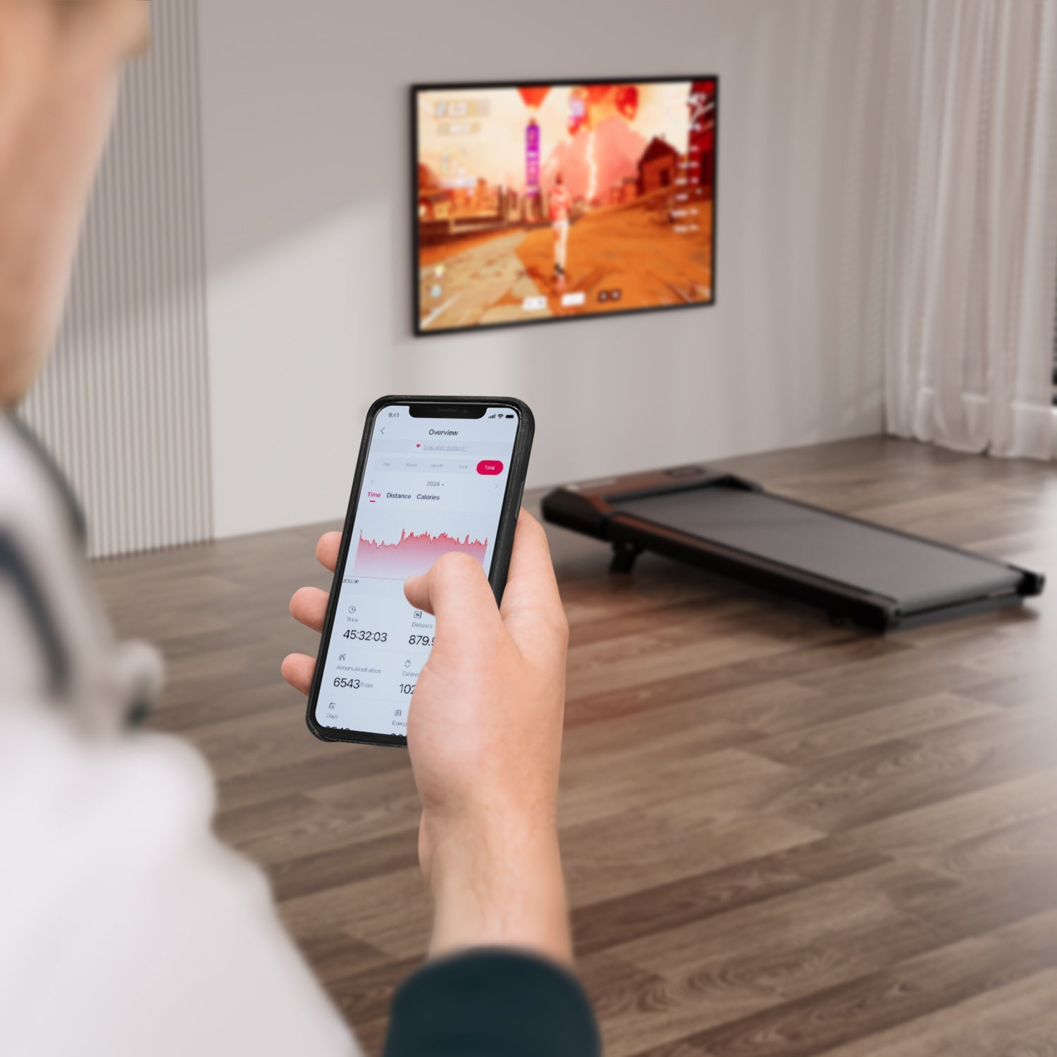 Smart Walking Pad with Incline