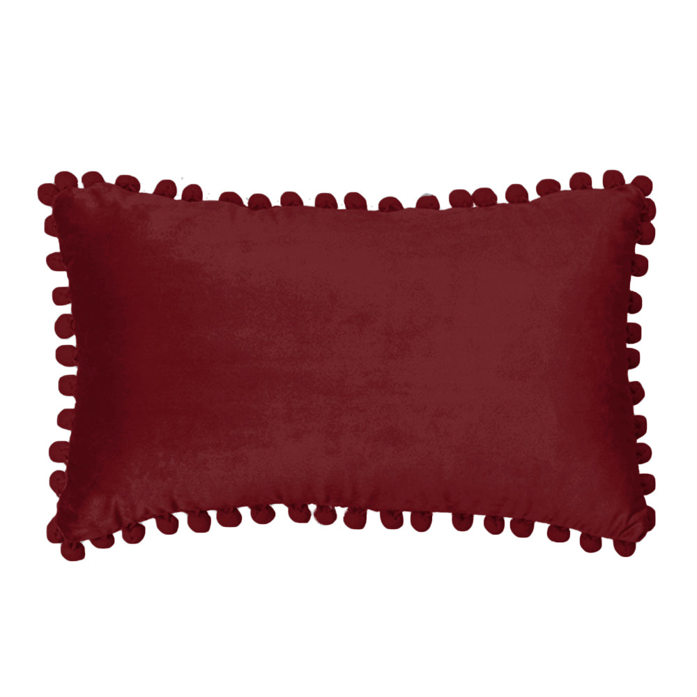 Velvet Lumbar Support Pillow