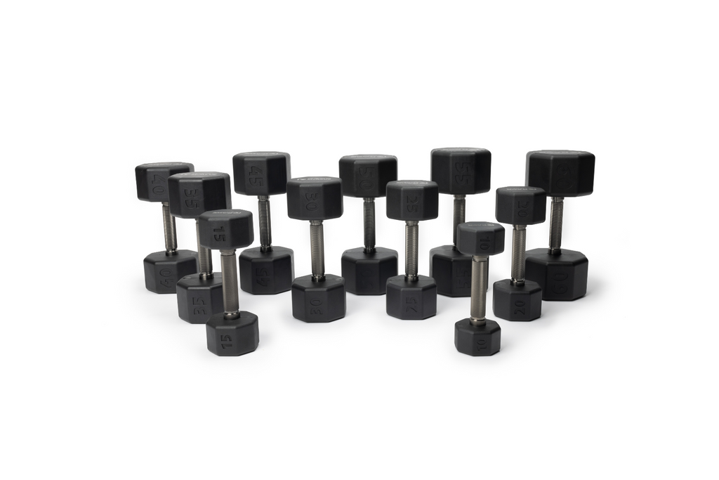 Octagonal Rubber Dumbbell