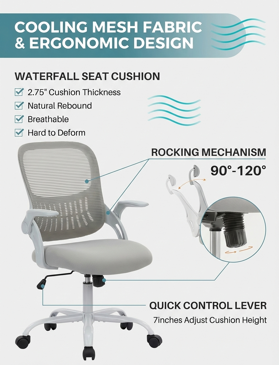 Lumbar Support Cushion for Car & Office