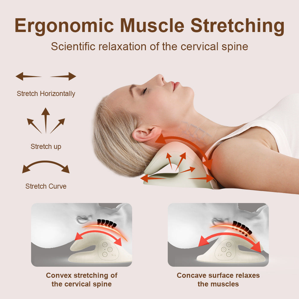 Rechargeable Neck Massage Pillow – Hot Compress