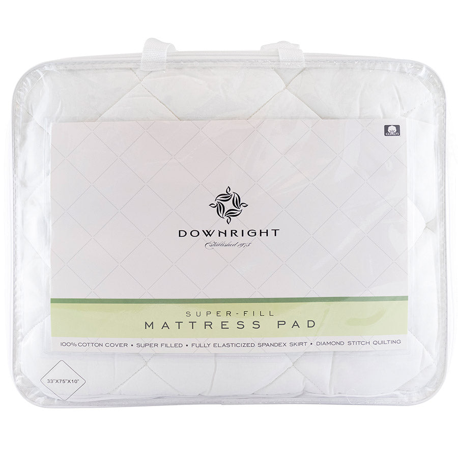 Quilted Cotton Mattress Pad