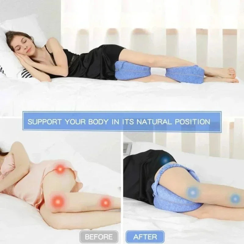 Memory Foam Knee Pillow for Side Sleepers