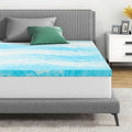 Gel-Infused Memory Foam Mattress Topper