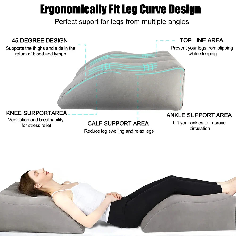 Inflatable Leg Elevation Pillow
