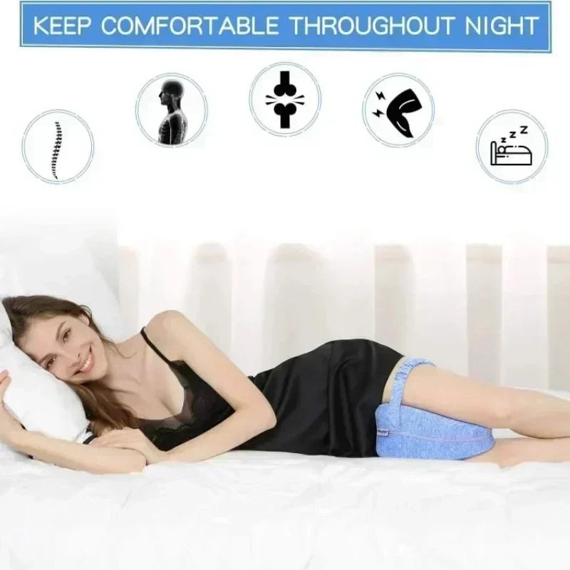 Memory Foam Knee Pillow for Side Sleepers