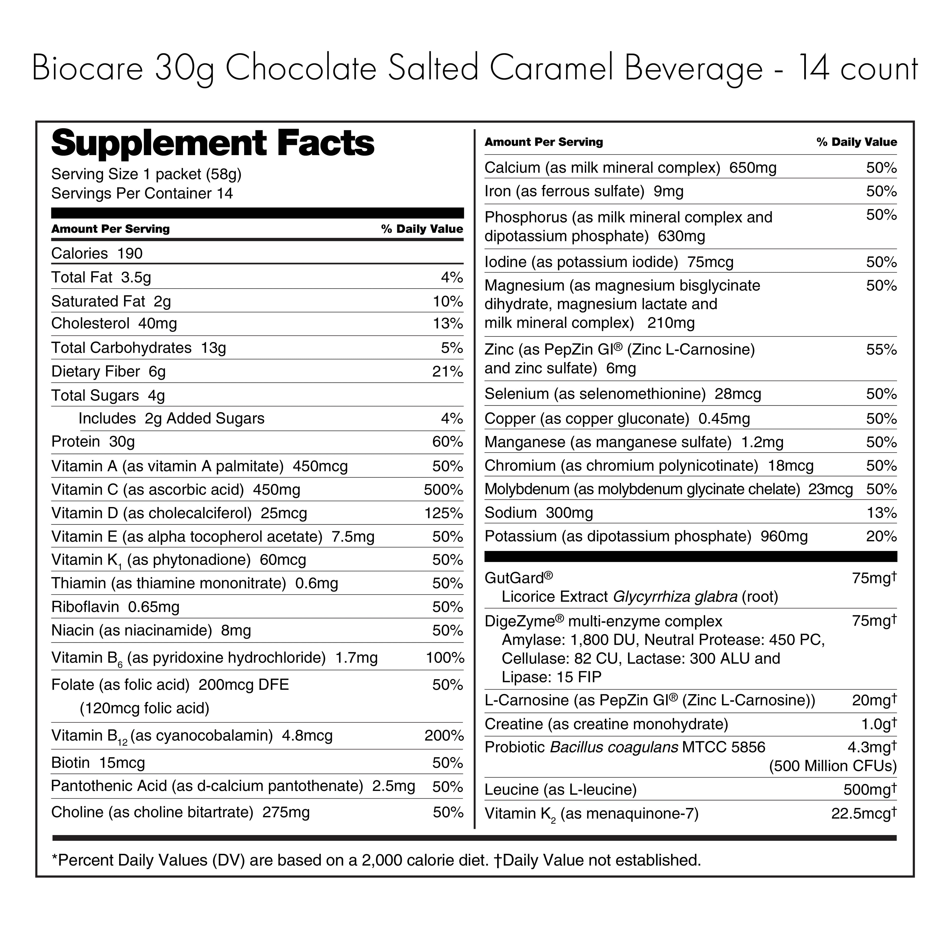 Protein Beverage – Chocolate Salted Caramel