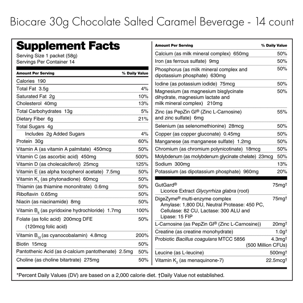 Protein Beverage – Chocolate Salted Caramel