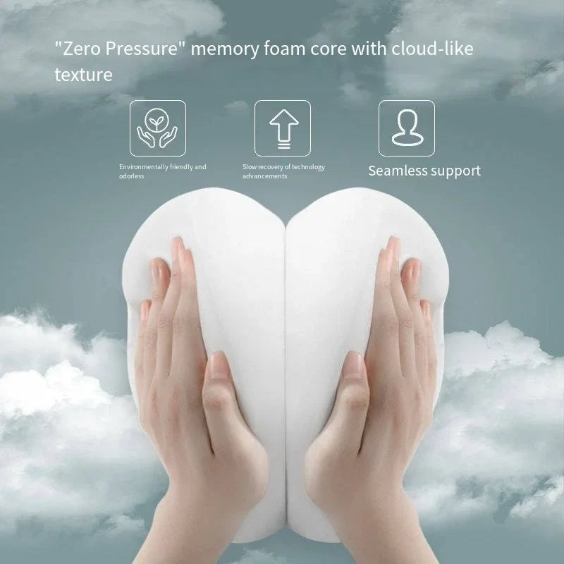 Two-In-One Lumbar Support Cushion, Memory Slow Rebound, Scientifically Designed Arc, Solving The Problem Of Lower Back Pain
