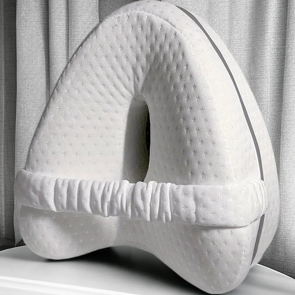 Memory Foam Leg Knee Foam Support Pillow Side Sleeper Sciatica Orthopedic Sciatica Back Hip Relief Pillow For Bed Sofa