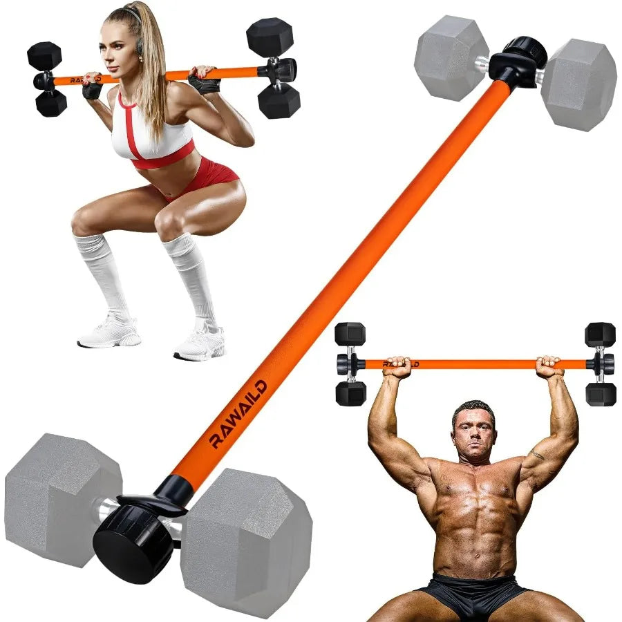 Dumbbell to Barbell Converter Bar