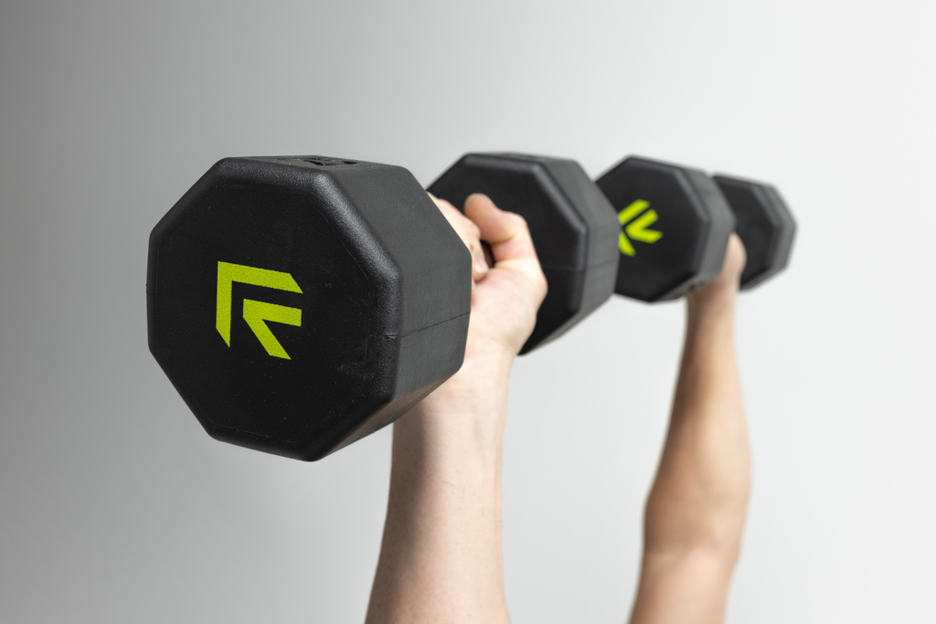 Octagonal Rubber Dumbbell