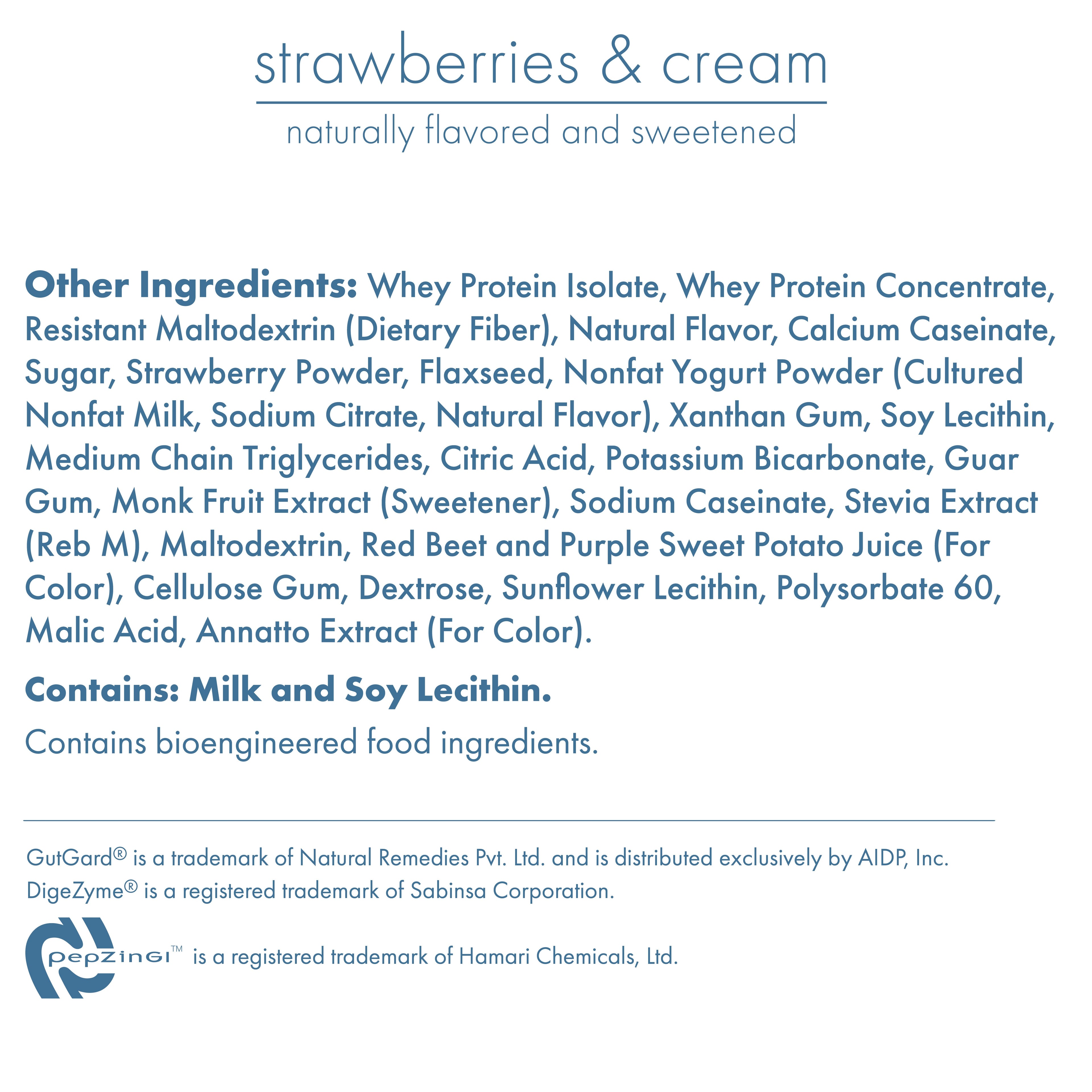 Protein Beverage – Strawberries & Cream