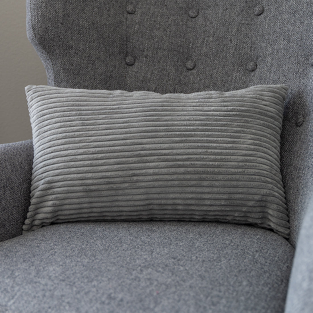 Corduroy Lumbar Support Pillow