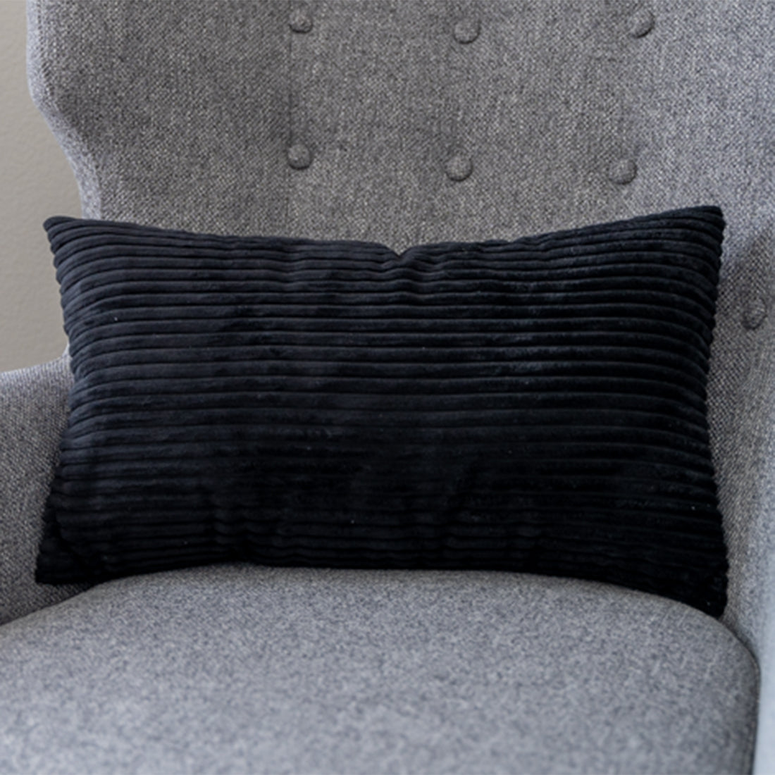 Corduroy Lumbar Support Pillow