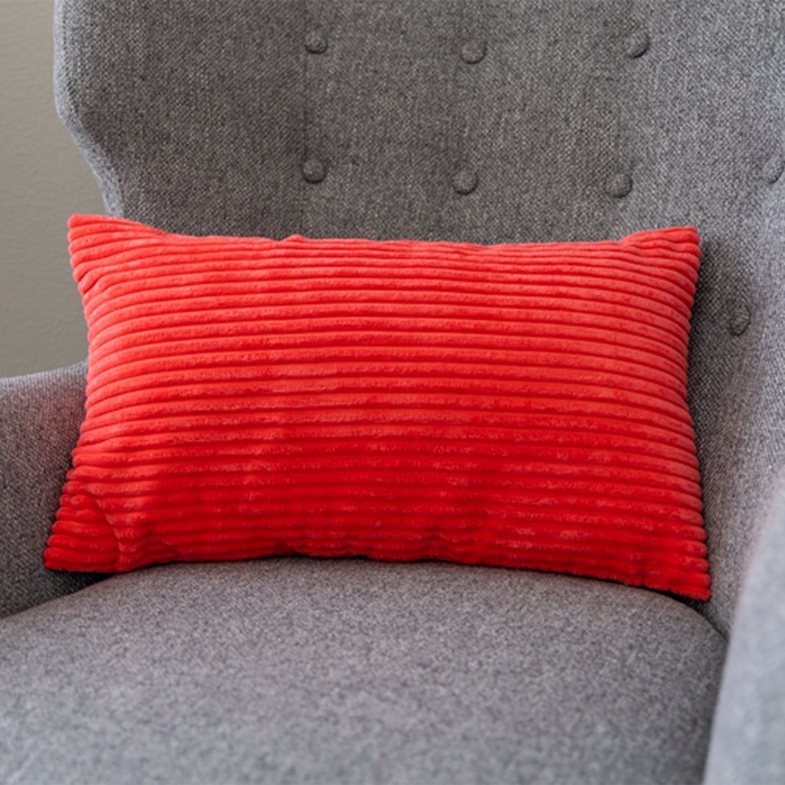 Corduroy Lumbar Support Pillow