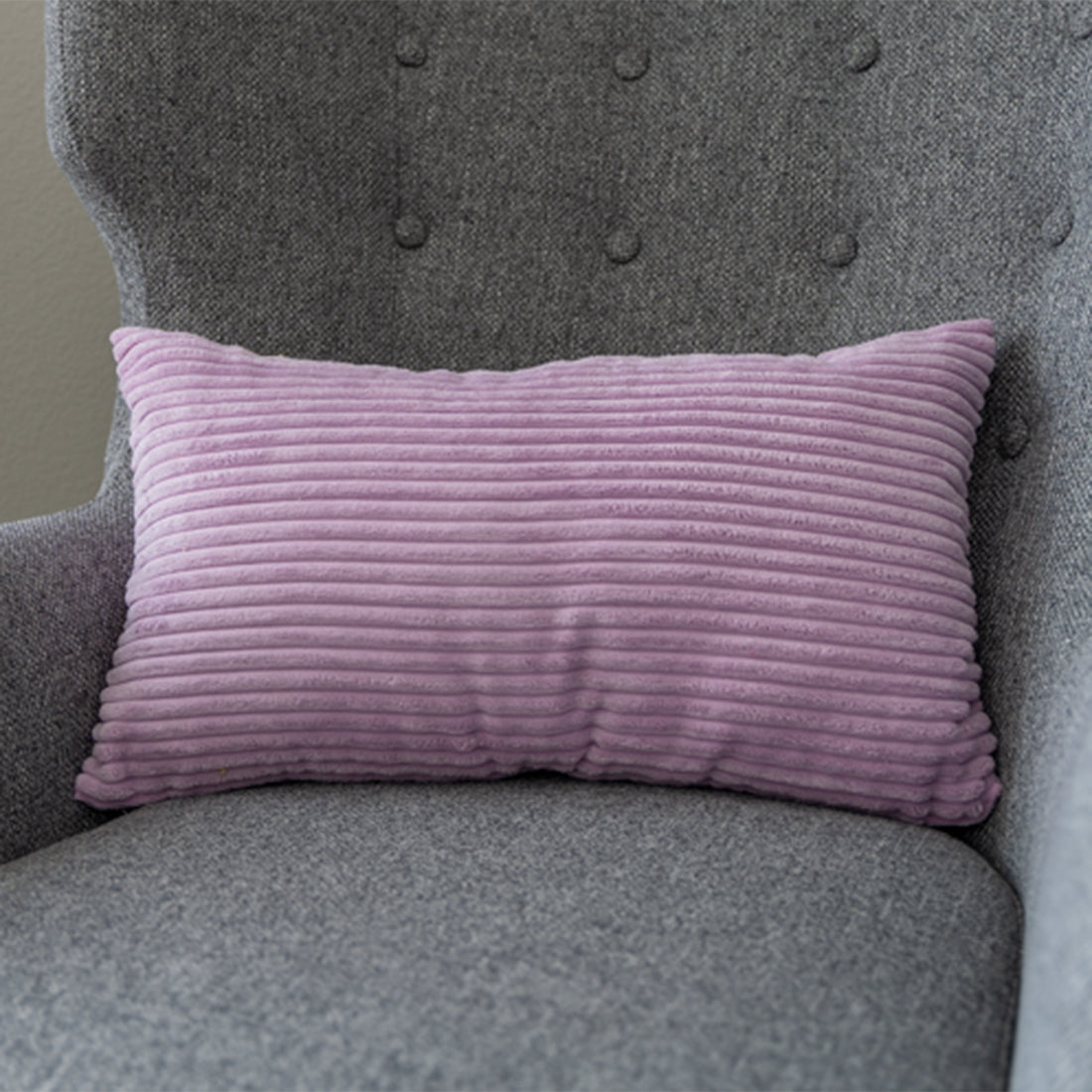 Corduroy Lumbar Support Pillow