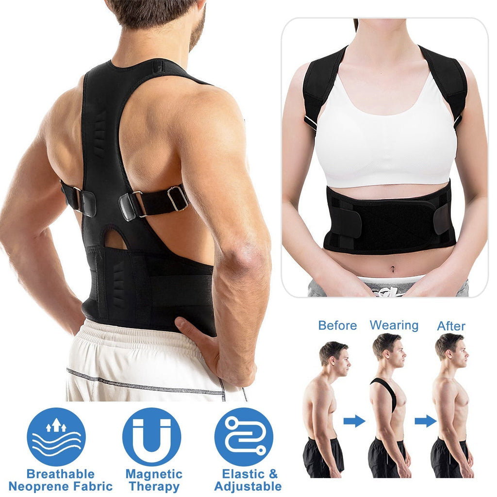 Posture Corrector for Lumbar, Shoulder Support, and Back Pain