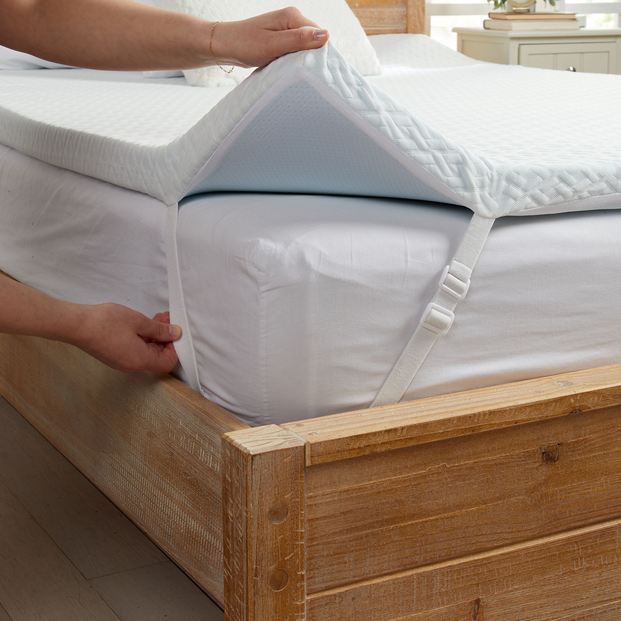 Gel-Infused Memory Foam Mattress Topper