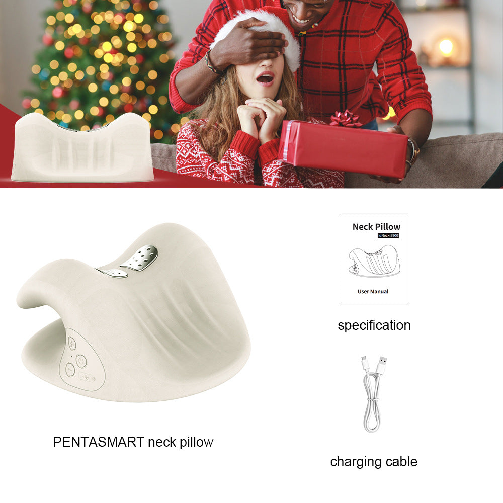 Rechargeable Neck Massage Pillow – Hot Compress
