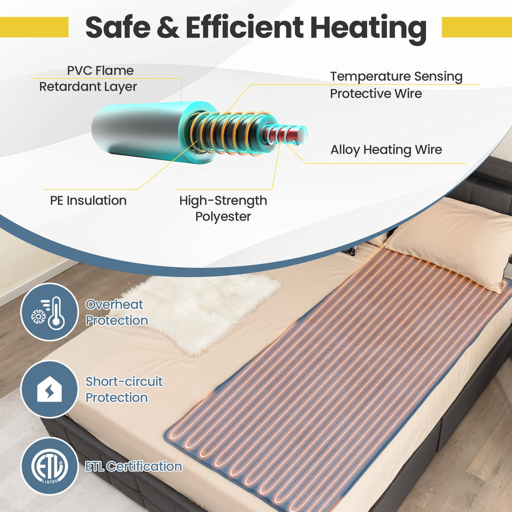Electric Heated Mattress Pad for Achey Muscles