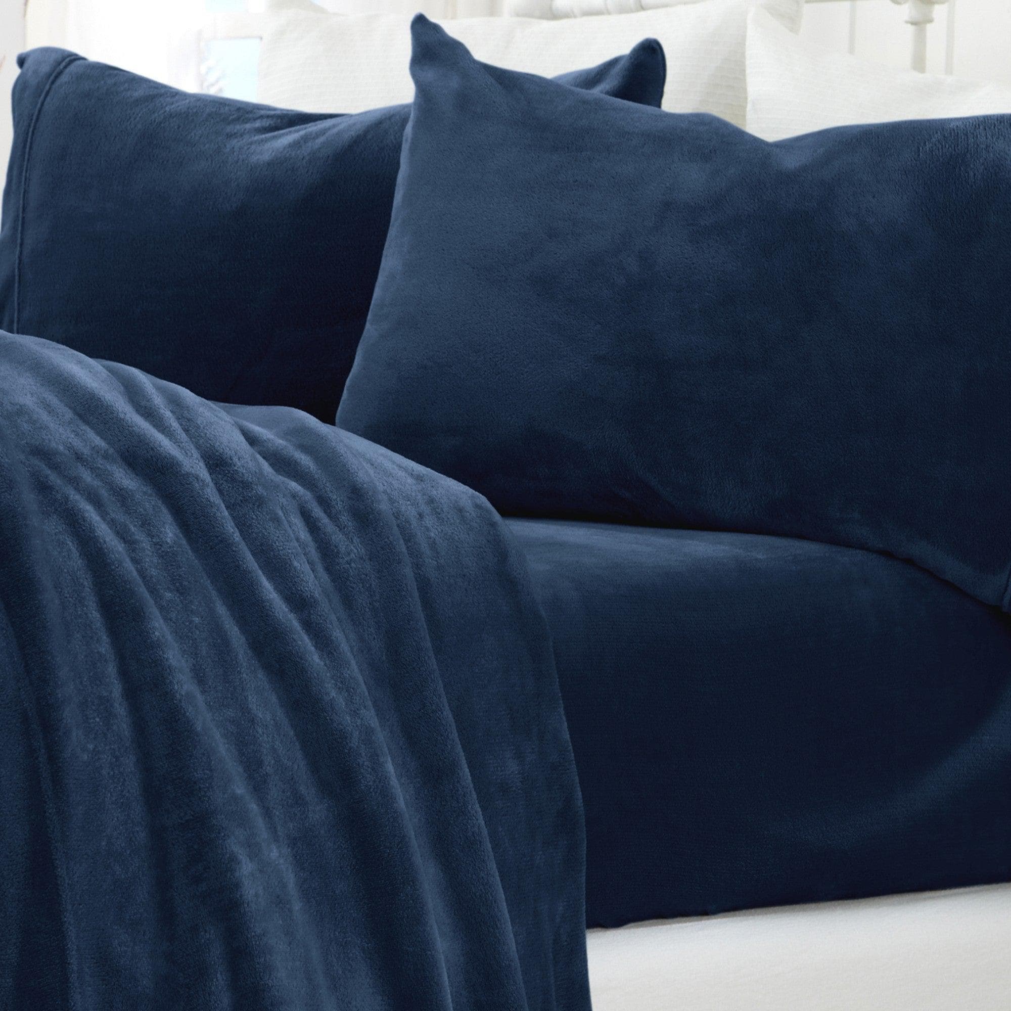 Solid Plush Sheet - Velvet Luxe Collection