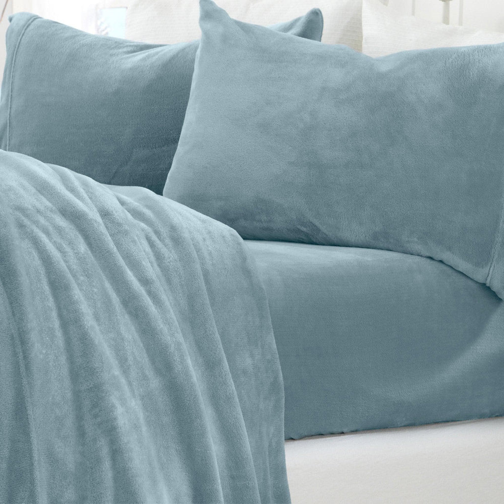 Solid Plush Sheet - Velvet Luxe Collection