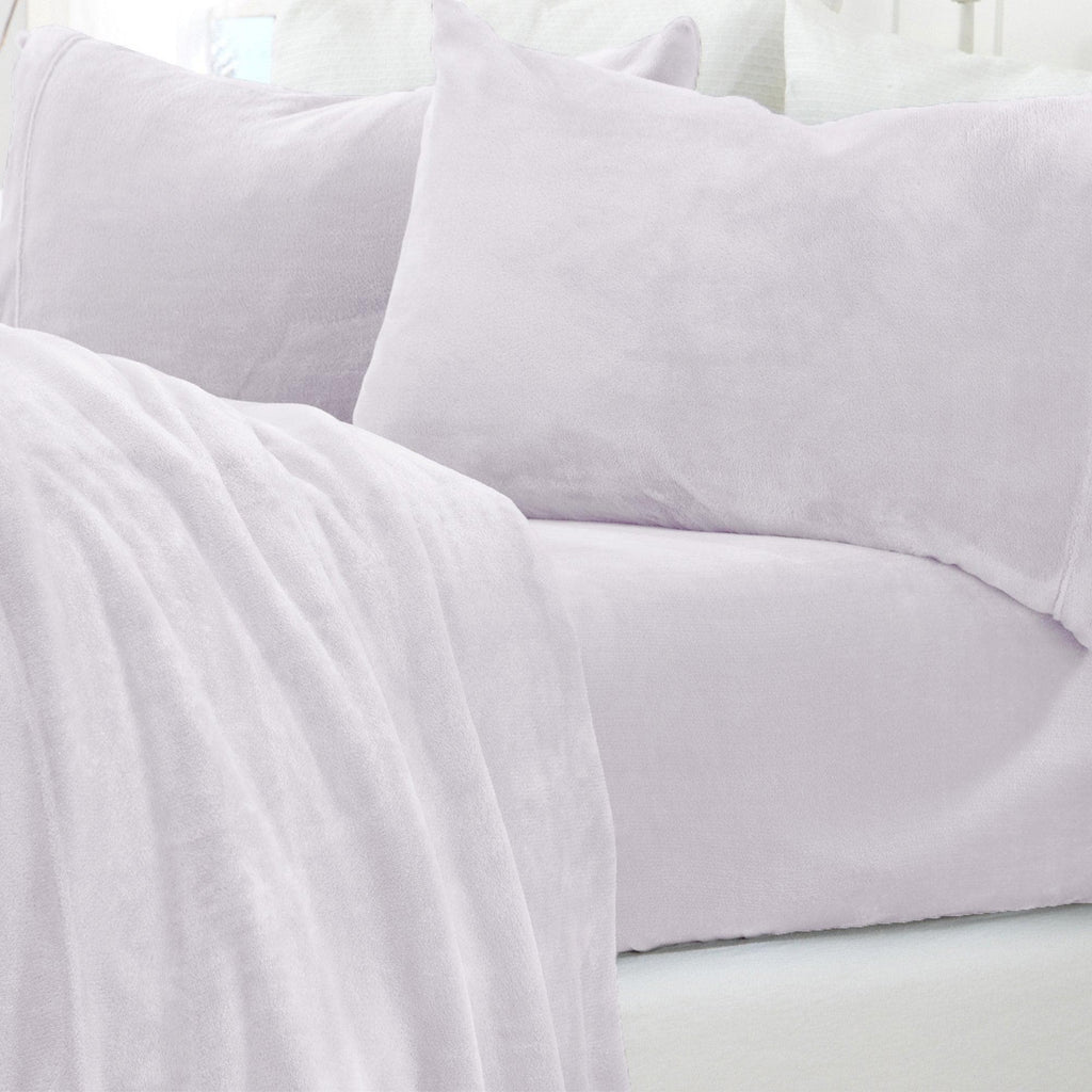 Solid Plush Sheet - Velvet Luxe Collection
