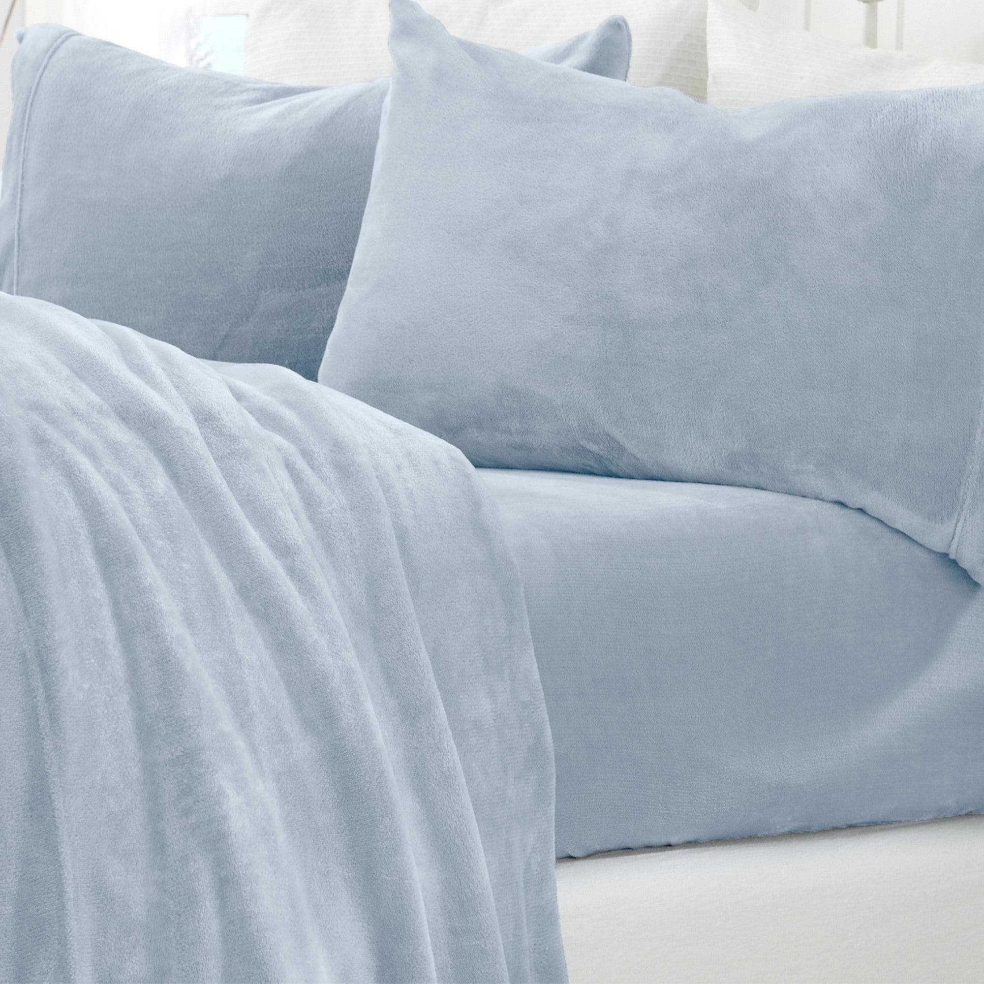 Solid Plush Sheet - Velvet Luxe Collection