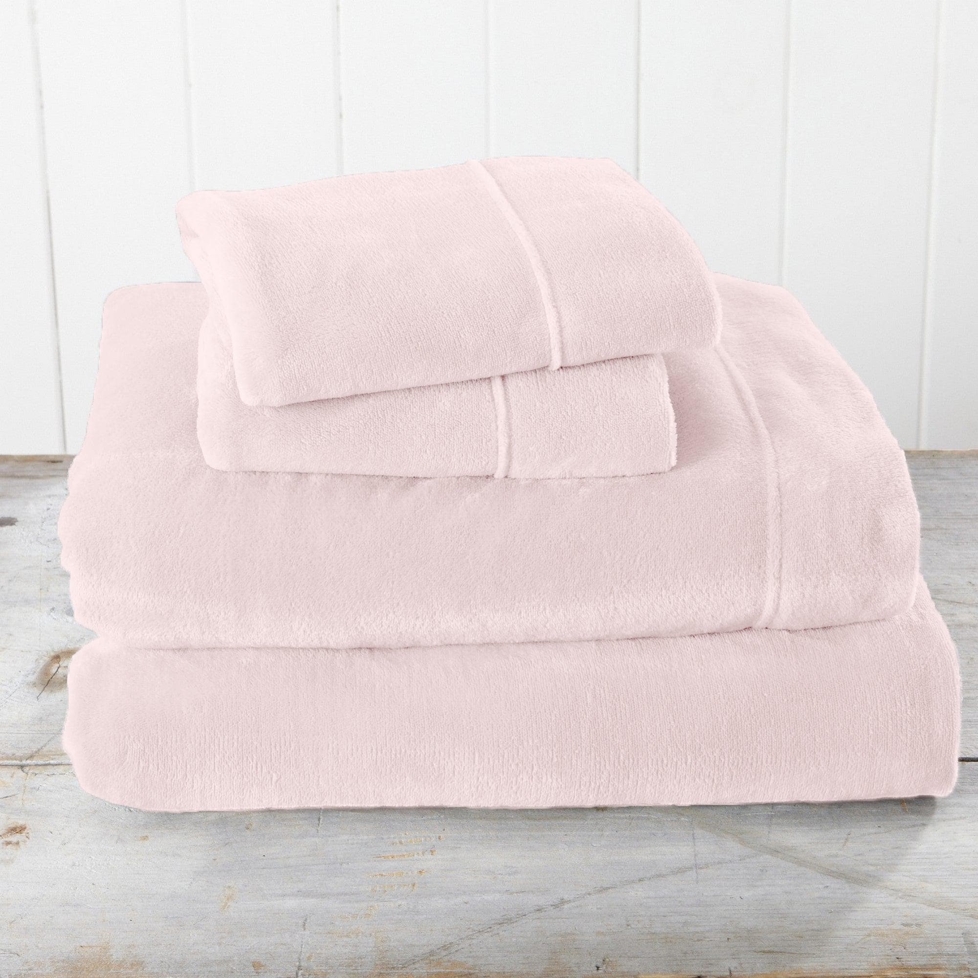 Solid Plush Sheet - Velvet Luxe Collection