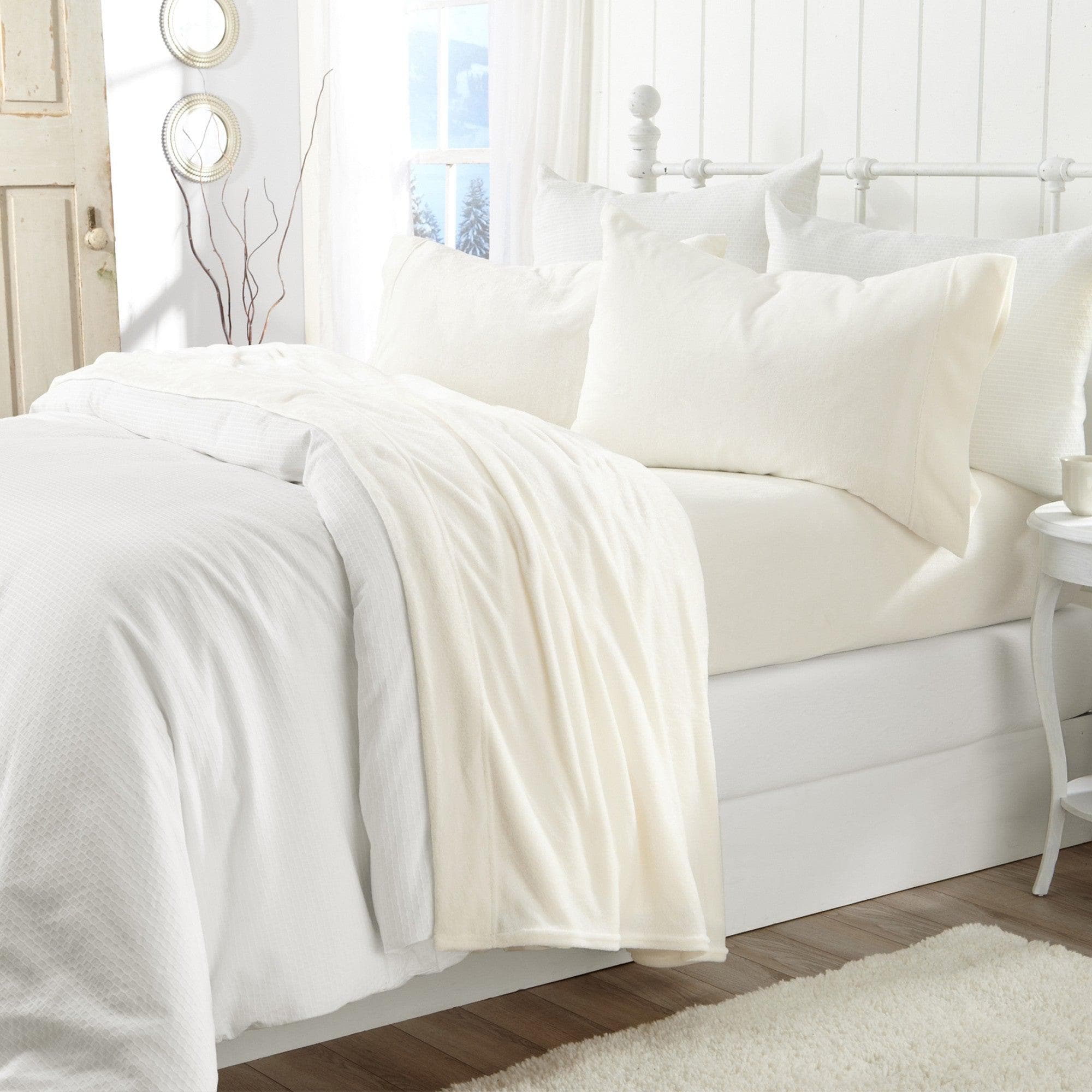 Solid Plush Sheet - Velvet Luxe Collection
