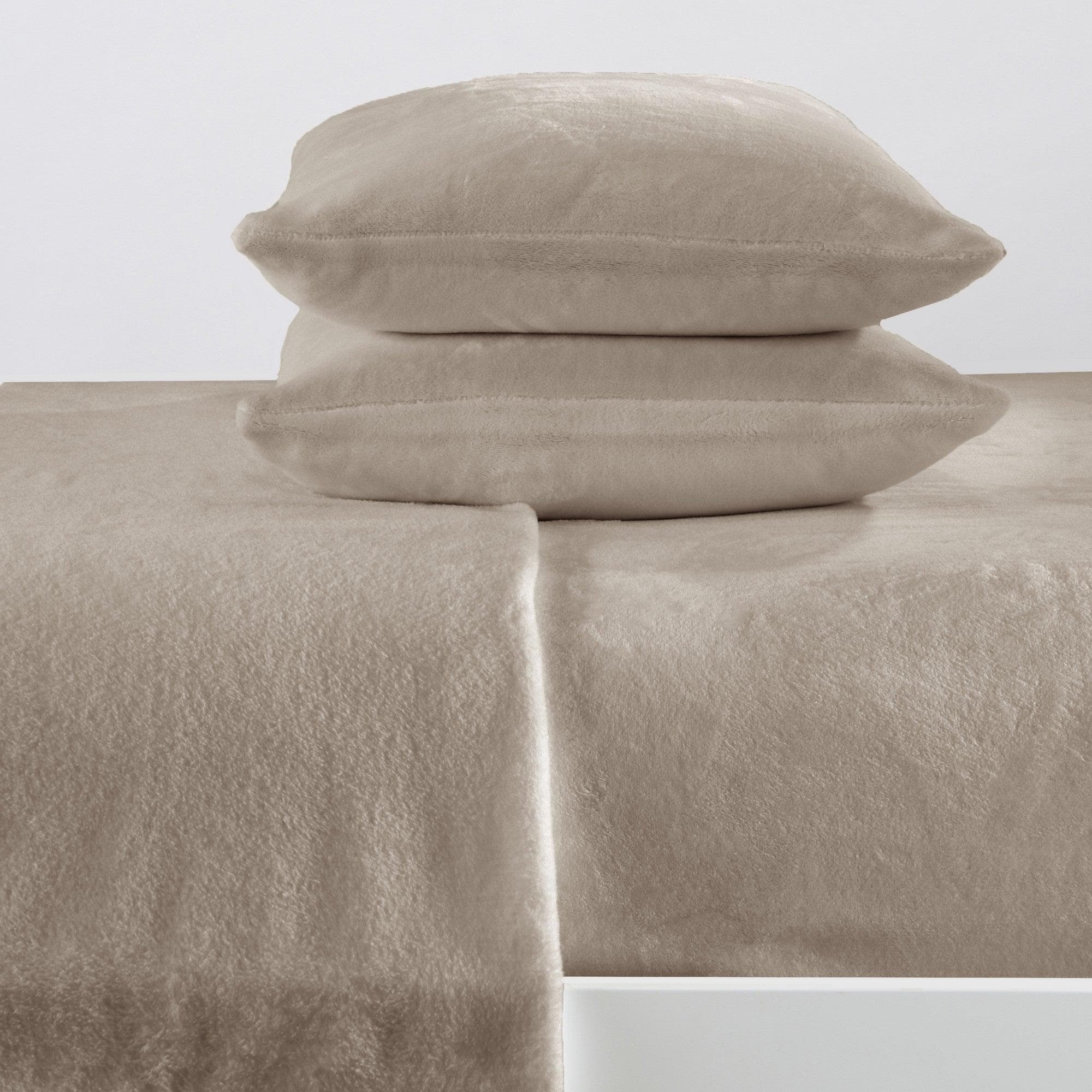 Solid Plush Sheet - Velvet Luxe Collection