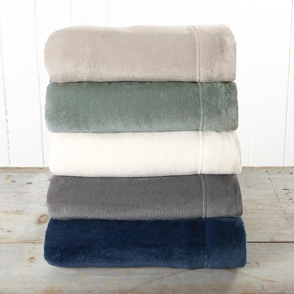 Solid Plush Sheet - Velvet Luxe Collection