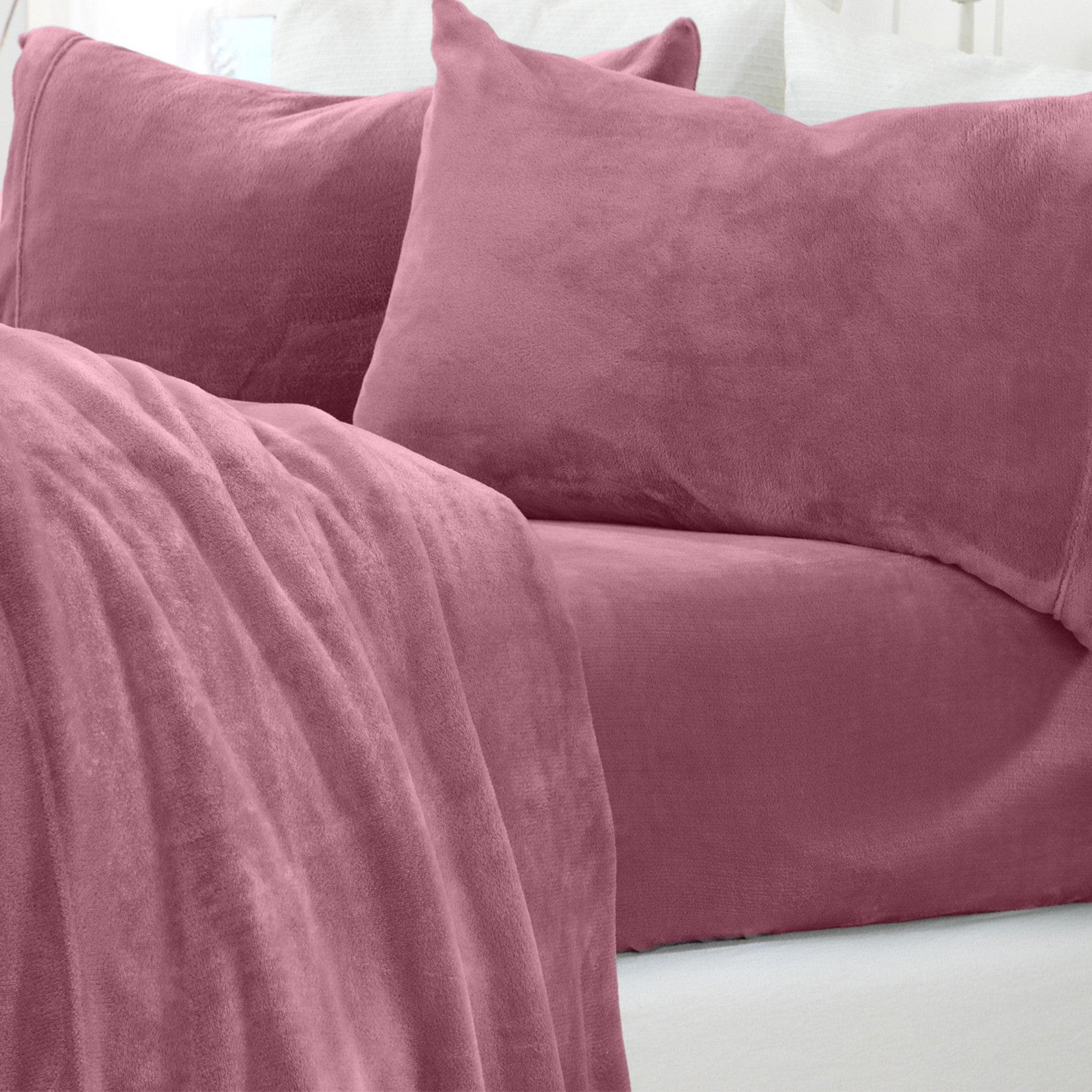Solid Plush Sheet - Velvet Luxe Collection