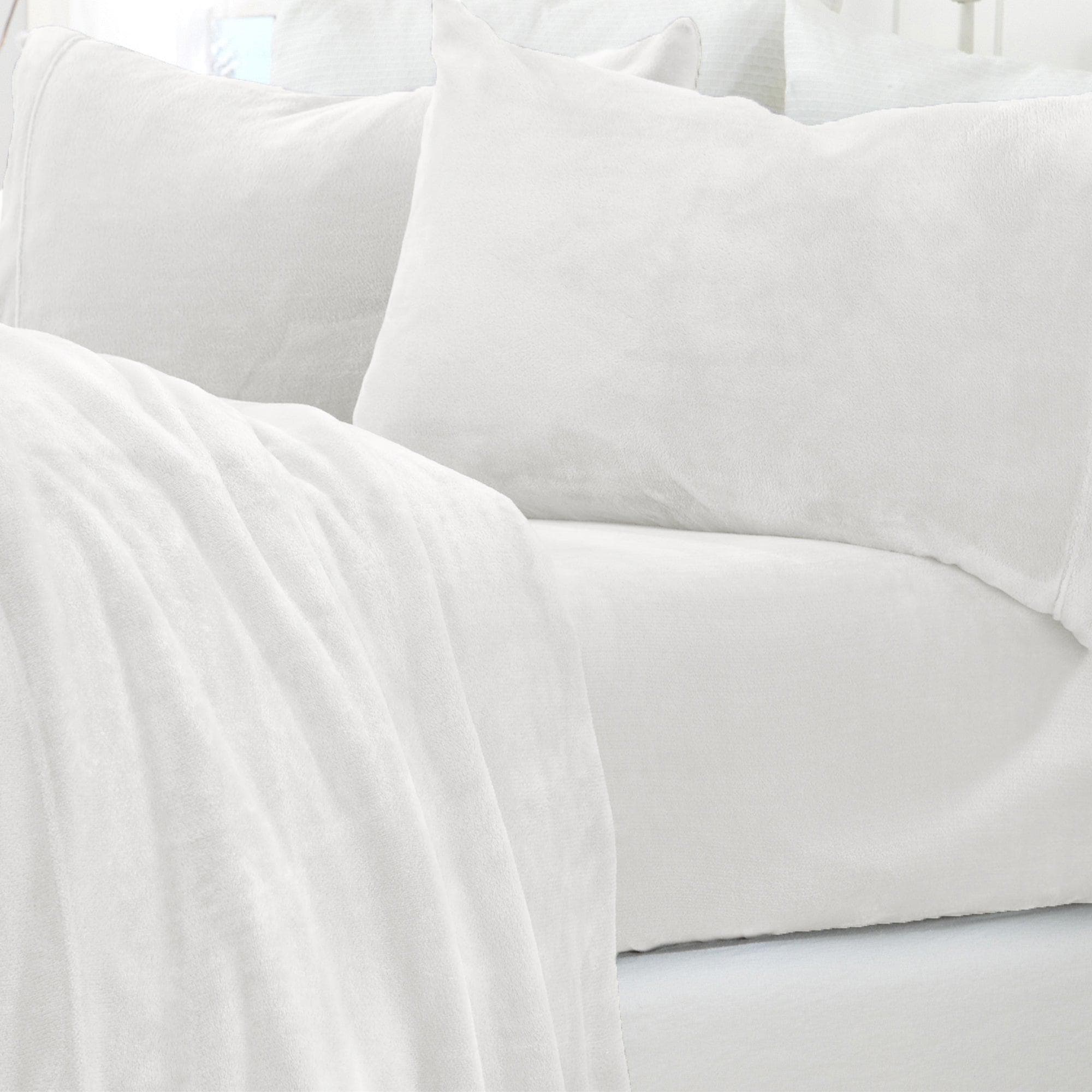Solid Plush Sheet - Velvet Luxe Collection