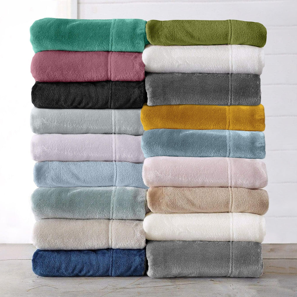 Solid Plush Sheet - Velvet Luxe Collection