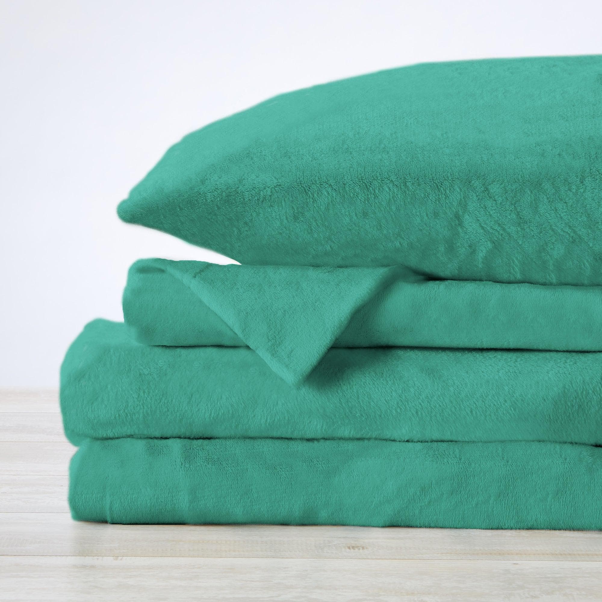 Solid Plush Sheet - Velvet Luxe Collection