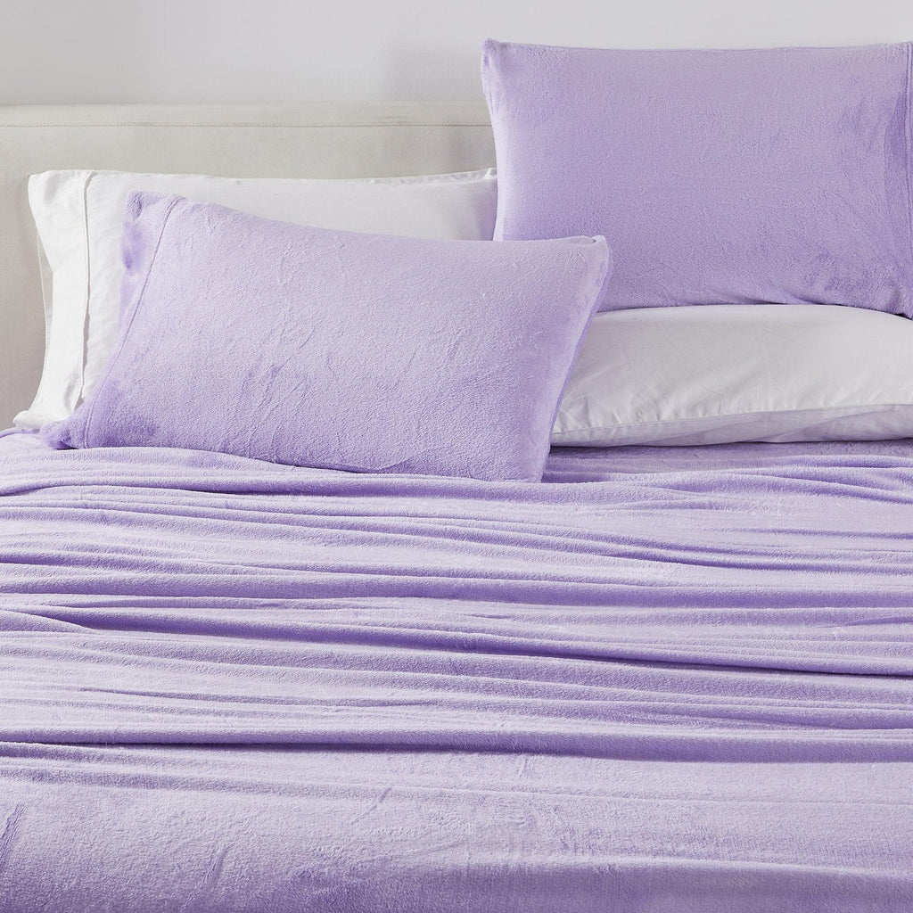 Solid Plush Sheet - Velvet Luxe Collection
