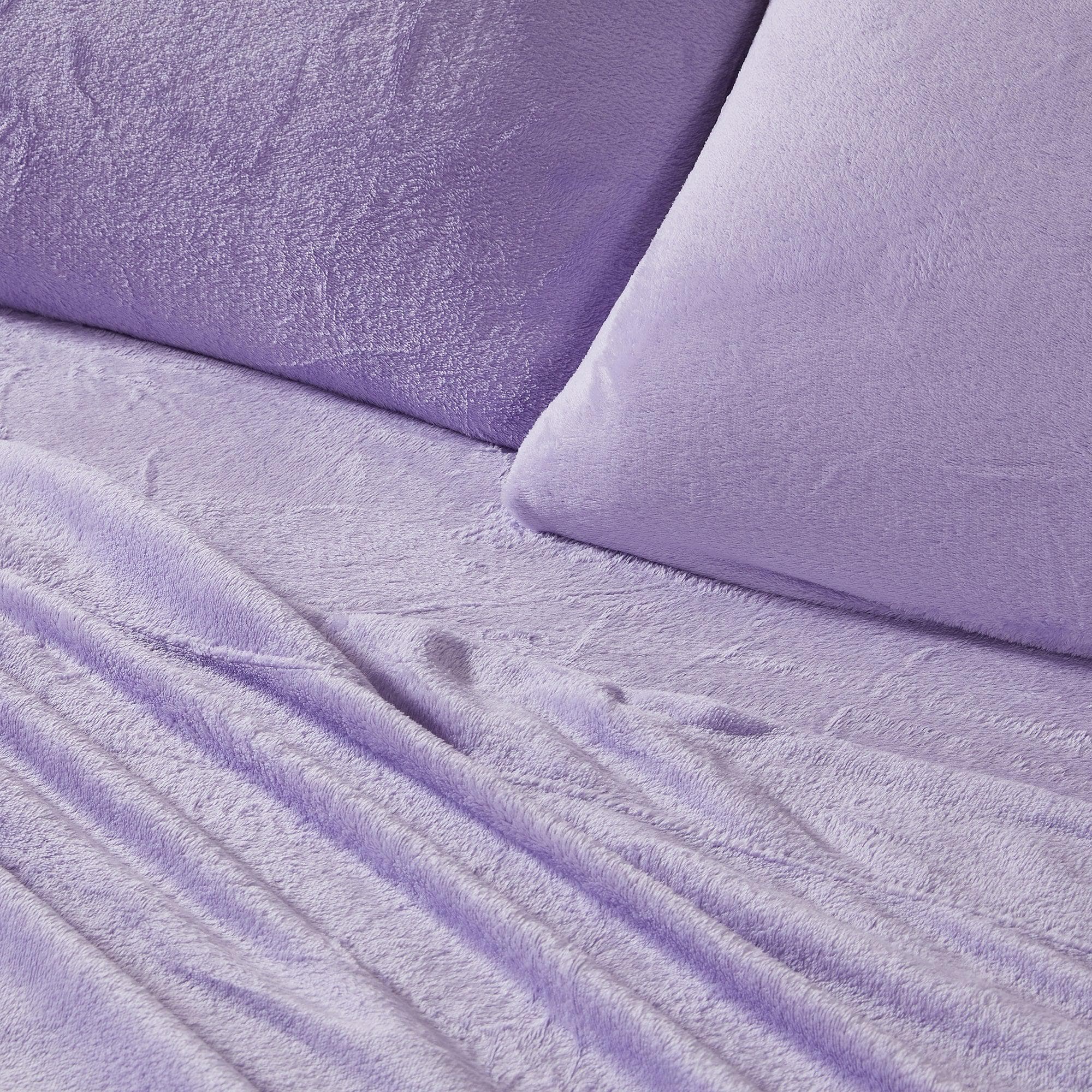 Solid Plush Sheet - Velvet Luxe Collection