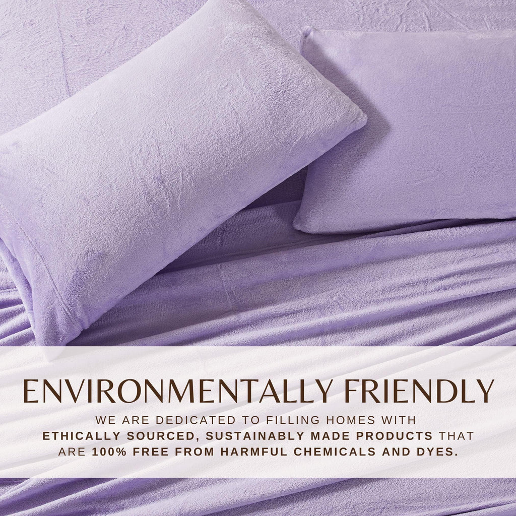Solid Plush Sheet - Velvet Luxe Collection