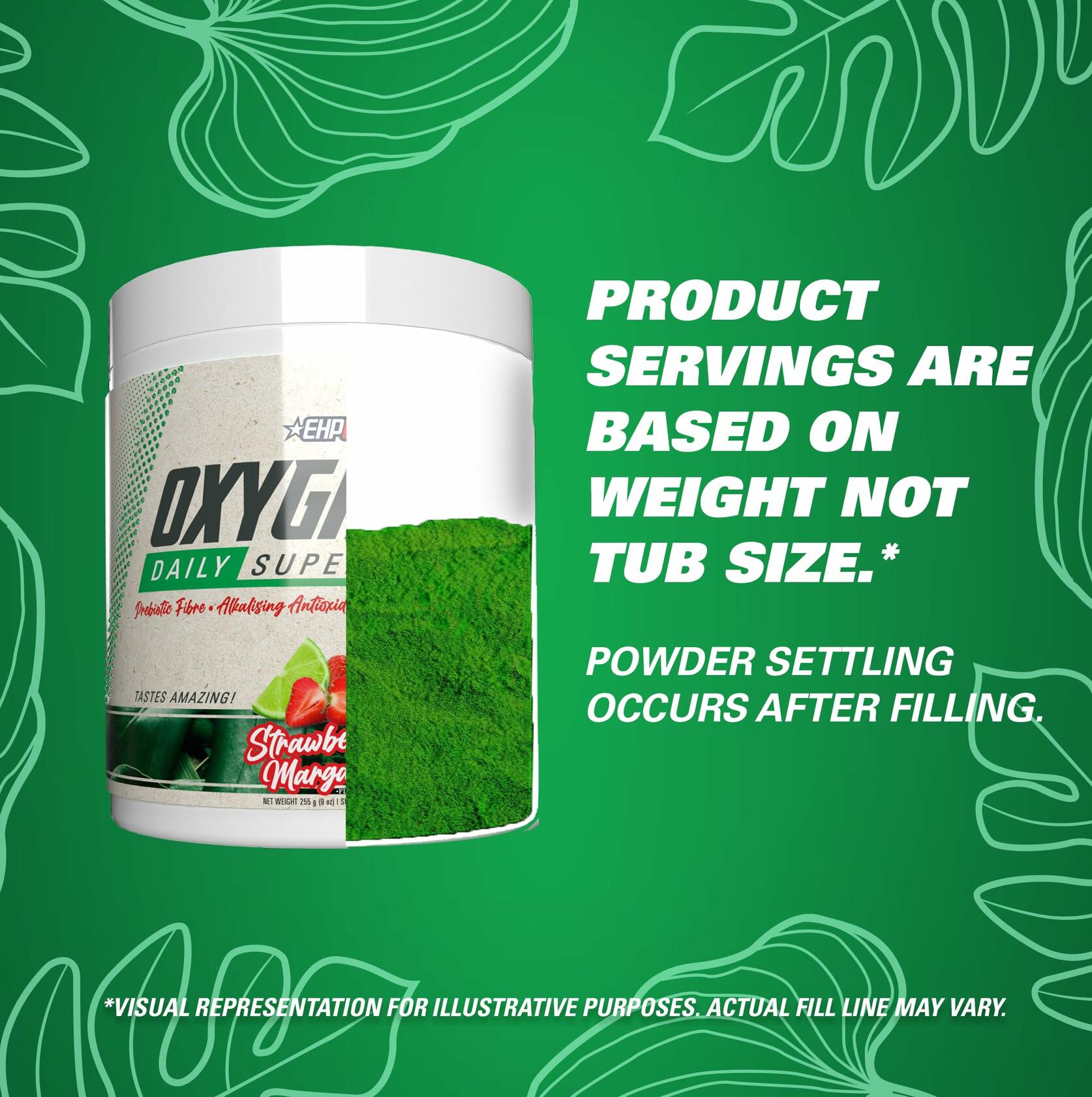 Bestby10/25 EHP Labs Oxygreens Super Greens Powder 30 Serve