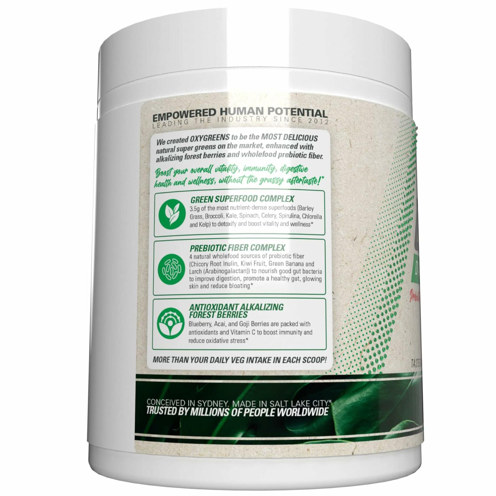 Bestby10/25 EHP Labs Oxygreens Super Greens Powder 30 Serve