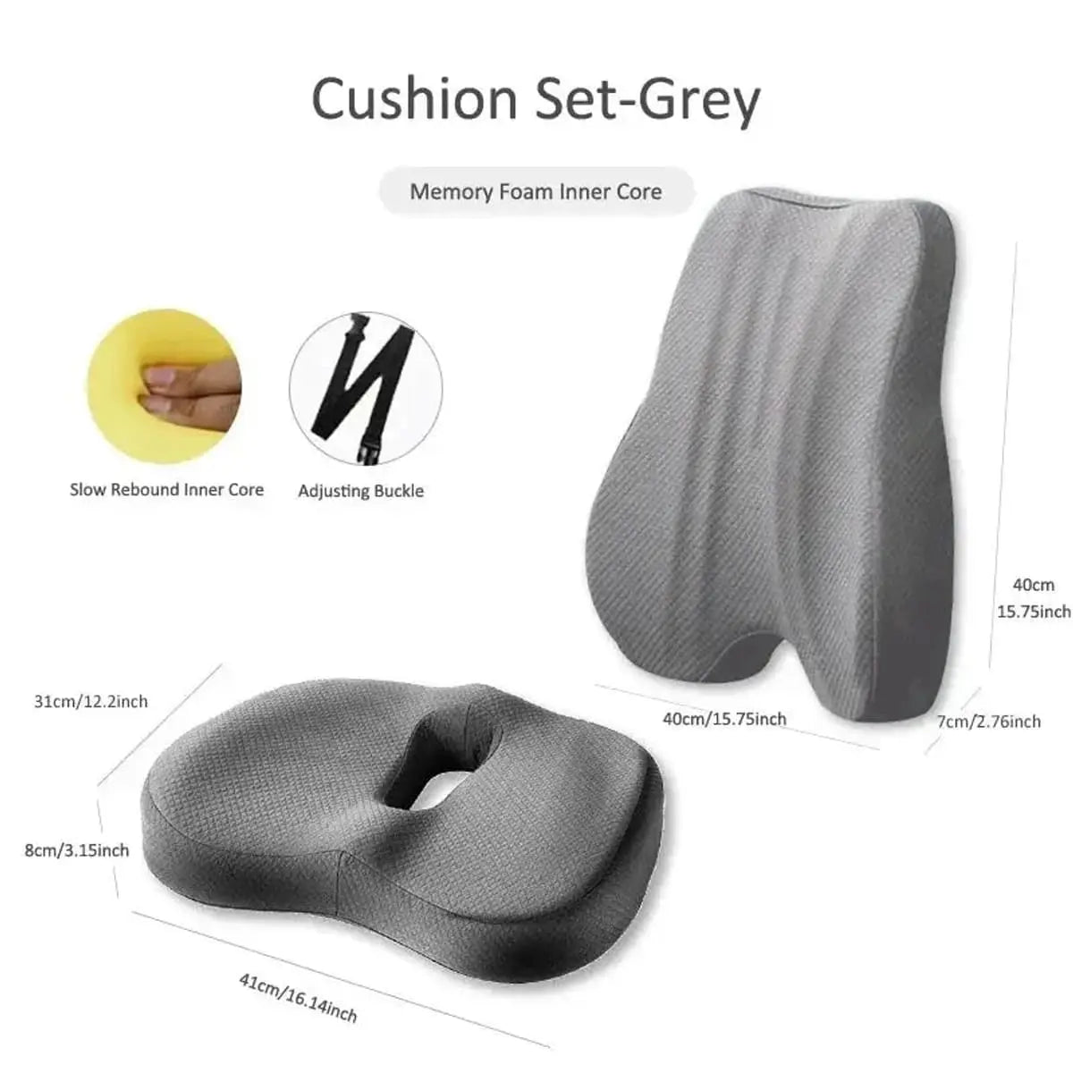 Lumbar Support Cushion for Car & Office