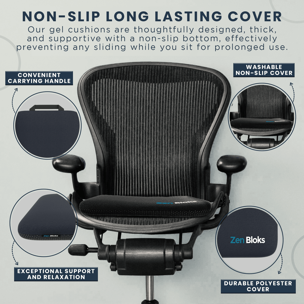 Gel Seat Cushion for Pressure Relief